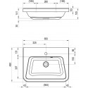 Раковина Ravak 10° 65