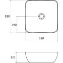 Раковина Ravak Uni 380 B Slim