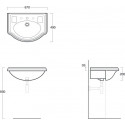 Раковина Simas Arcade AR835