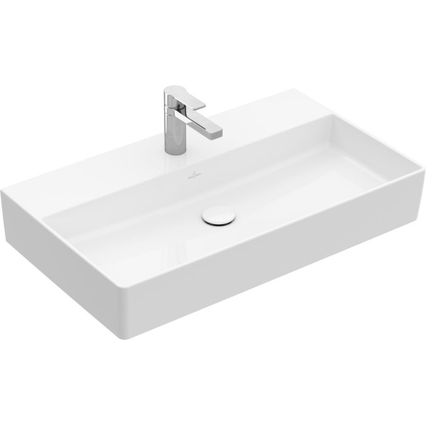 Раковина Villeroy & Boch Memento 4A228LR1 alpin, ceramicplus, без перелива