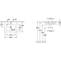 Раковина Villeroy & Boch Venticello 412450R1 50х42, alpin ceramicplus, с переливом