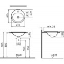 Раковина VitrA 5467B003