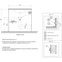 Раковина Цвет и Стиль Фишка 90