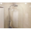 Шторка на ванну GuteWetter Lux Pearl GV-601 левая 90 см стекло бесцветное, профиль хром