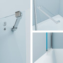 Шторка на ванну IDDIS Ray RAY6CS0i90 100х140, профиль глянцевый алюминий