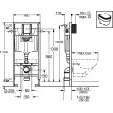 Система инсталляции для унитазов Grohe Rapid SL 38528001