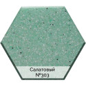 Смеситель AquaGranitEx C-3040 для кухонной мойки, салатовый