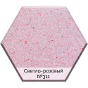 Смеситель AquaGranitEx C-3040 для кухонной мойки, светло-розовый