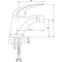 Смеситель Aquanet Cobra SD90364 для биде