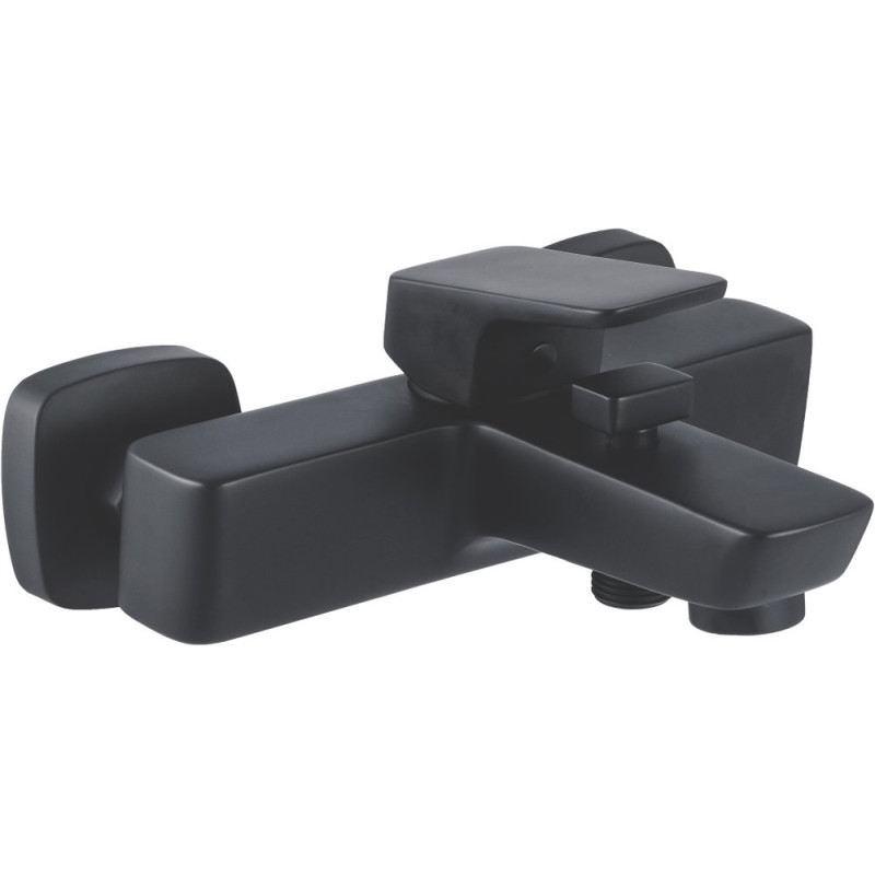 Смеситель Aquanet Gotic AF440-20B для ванны с душем, черный