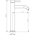Смеситель Aquanet Steel AF210-11S для раковины