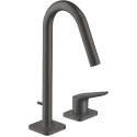 Смеситель Axor Citterio M 34132340 для раковины, шлифованный чёрный хром