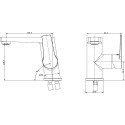 Смеситель Bien Lado BL11011106 для раковины