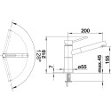 Смеситель Blanco Alta-S Compact 515327 для кухонной мойки