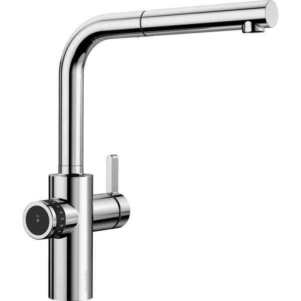 Смеситель Blanco Evol-S Volume 525210 для кухонной мойки, рычаг справа