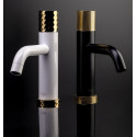 Смеситель Boheme Stick 121-BG.2 для раковины, black touch gold