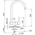 Смеситель Clever FS19 60731 для кухонной мойки