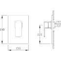 Смеситель Elghansa Mondschein White 3420235 С ВНУТРЕННЕЙ ЧАСТЬЮ