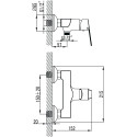 Смеситель Elghansa Wellesley 3344844 для душа
