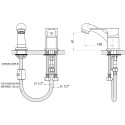 Смеситель GPD Atros MBR65 для раковины