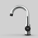 Смеситель GPD Gildo MTL165-K-S для раковины, хром, черный