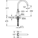 Смеситель Grohe Ambi 30189000 для кухонной мойки