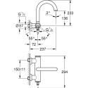 Смеситель Grohe Atrio New 32652003 для ванны с душем