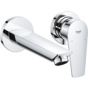 Смеситель Grohe BauEdge 20474001 С ВНУТРЕННЕЙ ЧАСТЬЮ для раковины, хром