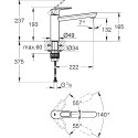 Смеситель Grohe BauFlow 31688000 для кухонной мойки