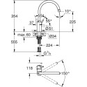 Смеситель Grohe Concetto New 32661003 для кухонной мойки
