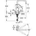 Смеситель Grohe Eurodisc Cosmopolitan 32259003 для кухонной мойки