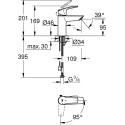 Смеситель Grohe Eurosmart 23372003 для раковины