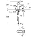 Смеситель Grohe Eurosmart 33188003 для раковины