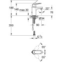 Смеситель Grohe Eurosmart Cosmopolitan 3282700E для раковины