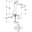Смеситель Grohe Eurostyle 23719LS3 для раковины