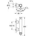 Смеситель Grohe Grandera 23316000 для душа