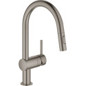 Смеситель Grohe Minta 32321AL2 для кухонной мойки, темный графит