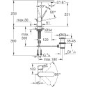Смеситель Grohe Plus 23851003 для раковины