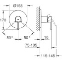 Смеситель Grohe Plus 24059003 для душа