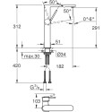 Смеситель Grohe Plus 32618003 для раковины
