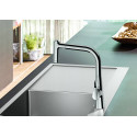 Смеситель Hansgrohe Metris M71 14834000 для кухонной мойки, хром