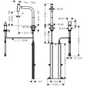 Смеситель Hansgrohe Metris Select 73818340 для кухонной мойки