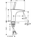 Смеситель Hansgrohe PuraVida 15070000 для раковины
