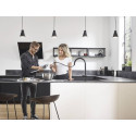 Смеситель Hansgrohe Talis M54 72800670 для кухонной мойки, матовый черный