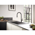 Смеситель Hansgrohe Talis M54 72800670 для кухонной мойки, матовый черный