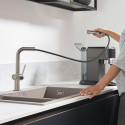 Смеситель Hansgrohe Talis M54 72808800 для кухонной мойки, сталь