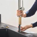 Смеситель Hansgrohe Talis M54 72808800 для кухонной мойки, сталь