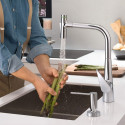 Смеситель Hansgrohe Talis Select M51 73867000 для кухонной мойки, хром