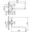 Смеситель IDDIS Jeals JE2SBL0i10 универсальный