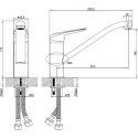 Смеситель IDDIS Male MALSB00i05 для кухонной мойки